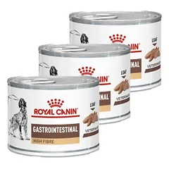 ROYAL CANIN Gastro Intestinal High Fibre 3x200g skardinė