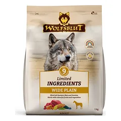 WOLFSBLUT Adult Limited INGREDIENTS Wide Plain sausas maistas šunims su arkliena, 1 kg