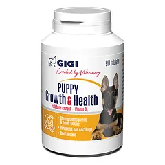 GIGI Puppy Growth and Health visapusiškas papildas šuniukams, N90