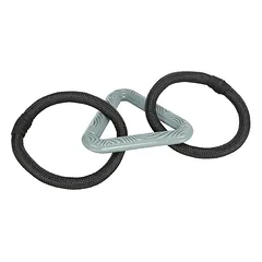 Trixie CityStyle Triangle With Rope Rings žaislas šunims, iš TPR ir poliesterio, 44 cm — 5 nuotrauka