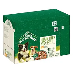 James Wellbeloved Adult Dog Hypoallergenic su kalakutiena ir daržovėmis padaže, drėgnas maistas šunims, 80 - 99 g — 2 nuotrauka