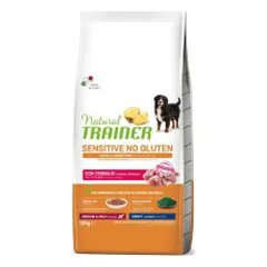 Natural Trainer Sensitive Plus Adult Medium & Maxi Rabbit sausas pašaras su triušiena šunims