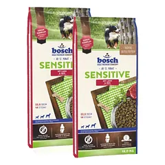 Bosch Sensitive Lamb & Rice, aviena ir ryžiai (naujas receptas) 2x15kg