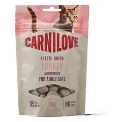 Carnilove Freeze-Dried Snack Turkey skanėstai katėms 40 g