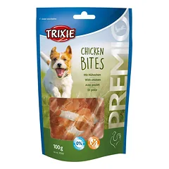 Trixie Chicken Bites papildomas maistas šunims, odos kaulas su vištienos filė, 100 g