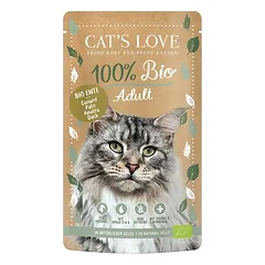 Cat's Love Bio drėgnas maistas katėms 6 x 100 g — 3 nuotrauka