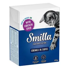 Smilla kąsneliai padaže drėgnas maistas katėms 6 x 370 g — 2 nuotrauka