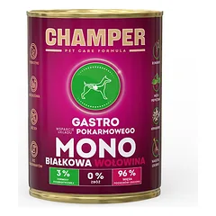 CHAMPER Gastro Jautienos monoproteinų ėdalas šunims 400 g