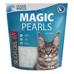 Magic Cat Magic Pearls Ocean Breeze silikoninės smiltys katės tualetui, 7.6 L