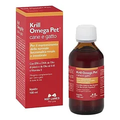 KRILL OMEGA PET suspensija inkstų ir žarnyno funkcijos palaikymui. 100ml but.