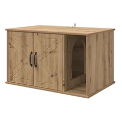 Prolenta Premium namelis katėms, 85 x 55 x 50,5 cm, juoda, mediena — 4 nuotrauka