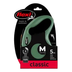 Flexi Classic Tape juostinis, alyvuogių spalvos pavadėlis šunims, M, 5 m — 2 nuotrauka