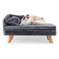 Augintinio sofa-lova, Pilka, 71 × 43 × 40 cm — 4 nuotrauka