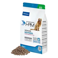 Virbac Veterinary HPM Senior Dog Neutered Large & Medium, sausas maistas šunims — 3 nuotrauka
