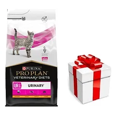 PRO PLAN Veterinary Diets UR St/Ox Urinary Sausas kačių maistas 5kg + STAIGMENA KATEI