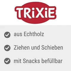 Trixie skanėstų žaislas paukščiams, L 25 x B 9 x H 4 cm — 3 nuotrauka