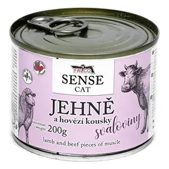 FALCO SENSE cat ėriena ir su jautiena raumenų konservas 200 g