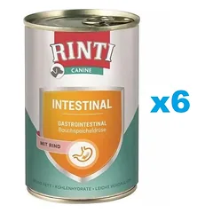 RINTI Canine Intestinal beef 6 x 400 g jautiena — 1 nuotrauka