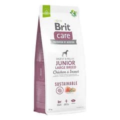 BRIT CARE SS Junior LB Chicken&Insect s.m. jauniems did. veislių šunims su vištiena, 12 kg