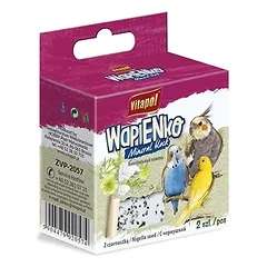 VITAPOL Mineralinis akmuo paukščiams su juodgrūde 40g 2 vnt.