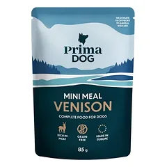PrimaDog Mini Stirnienos ėdalas šunims 85 g x 24 vnt