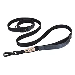 Hamilton Go Boldly Get Out & GO pavadėlis 25mm - reguliuojamo ilgio nailoninis pavadėlis, Czarny / 120 - 180cm — 3 nuotrauka