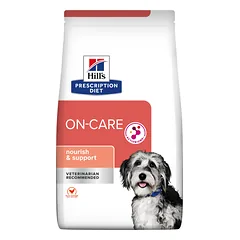 Hill’s Prescription Diet Canine On-Caresausas masitas šunims su vištiena atsigavimui po sunkių ligų ar išsekimo 1,5 kg