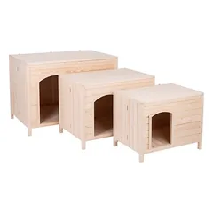 zooplus Exclusive būda šunims Bruno, Dydis M: B 90 x T 60 x H 68 cm — 2 nuotrauka