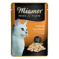 MIAMOR Feine Filets vištienos ir tuno pakelis 24x100 g