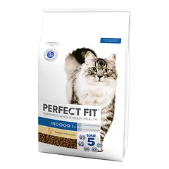 PERFECT FIT Indoor 1+ Vištienos turtingas 7 kg sausas visavertis ėdalas suaugusioms katėms