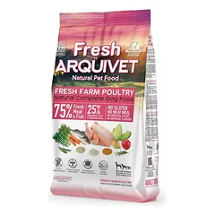 ARQUIVET Šviežias pusiau drėgnas maistas šunims su vištiena ir vandenyno žuvimi 10 kg