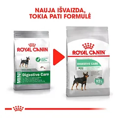 Royal Canin Dog Digestive Care Mini subalansuotas mažų veislių šunims, 3 kg — 3 nuotrauka