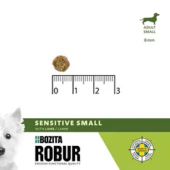 Bozita Robur Adult Small Breed Sensitive su ėriena, sausas maistas šunims, 3 - 4,9 kg — 5 nuotrauka