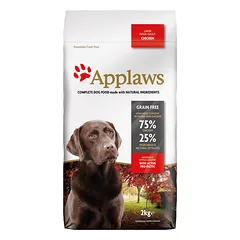 APPLAWS Dog Dry Adult Chicken Large Breed sausas maistas didelių veislių šunims su vištiena, 2kg