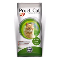 Sausas kačių maistas Proct-Cat Adult Fish su žuvimi, 20 kg
