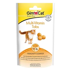 GimCat Adult Multivitamin Tabs skanėstai katėms, stiprina imuninę sistemą, regėjimą ir širdies funkciją, 40 g
