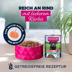 Eukanuba Adult Reich an Rind mit Kürbis