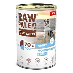Raw Paleo Dog Adult Cod Light Monoprotein 400 g