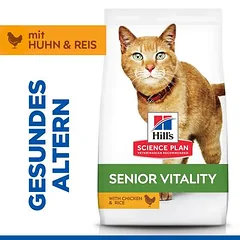 Hill's Science Plan Senior Vitality Mature Adult 7+ su vištiena ir ryžiais, sausas maistas katėms, 5 - 9,9 kg — 2 nuotrauka