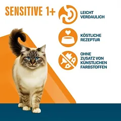 Perfect Fit Sensitive 1+ su kalakutiena, sausas maistas katėms, < 1,4 kg — 2 nuotrauka