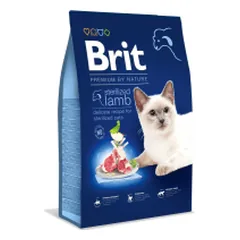Brit Premium Cat Sterilized Lamb sausas pašaras sterilizuotoms katėms - Pet24