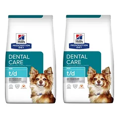 HILL'S Prescription Diet Dental Care t/d Mini 6 kg (2 x 3 kg)