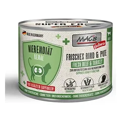 MAC's CAT Vetcare inkstų dieta, drėgnas maistas katėms 6 x 200 g — 2 nuotrauka