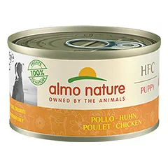 Almo Nature HFC Puppy vištiena, drėgnas maistas šuniukams 95 g — 2 nuotrauka