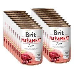 BRIT PATE & MEAT BEEF 18x400g