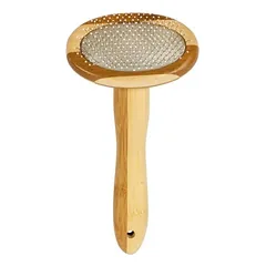 Duvo+ šepetys kuokštams šalinti Bamboo katėms, Matmenys: 18 x 9 cm — 3 nuotrauka