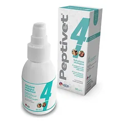 Peptivet 4 Soluzione Otologica Otologinis tirpalas mažinantis Malsesija spp. ir bakterijų augimą 50ml