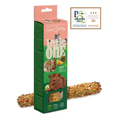 Little One Green valley begrūdis skanėstas lazdelė graužikams su vaisiais, 1x180 g