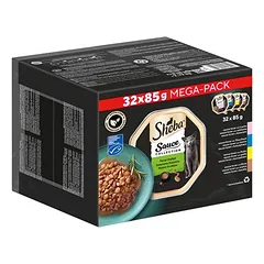 Multipack Sheba įvairių skonių lėkštelės 32 x 85 g, drėgnas maistas katėms, Classics in Pastete — 2 nuotrauka