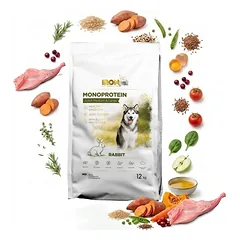 IRONpet Rabbit Medium & Large breed Adult vieno baltymo pašaras suaugusiems šunims, 12 kg — 2 nuotrauka